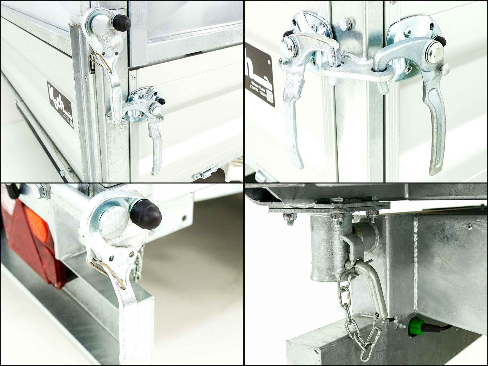 Variant Dreiseitenkipper VDK 168×320 3,0t | E-Pumpe | Stahlbordwandaufsatz 60 cm-Neu – Bild 3