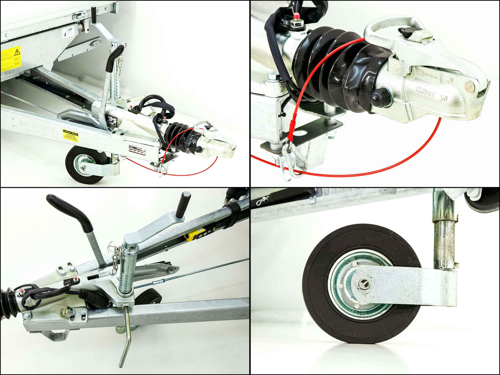 Variant Dreiseitenkipper VDK 168×320 3,0t | E-Pumpe | Stahlbordwandaufsatz 60 cm-Neu – Bild 4