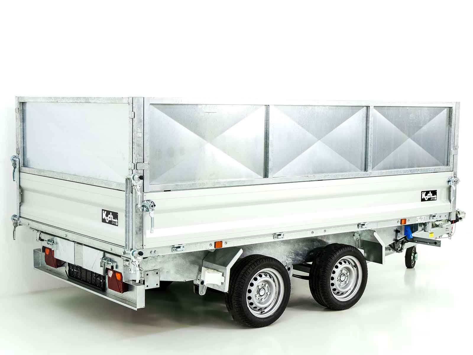 Variant Dreiseitenkipper VDK 168×320 3,0t | E-Pumpe | Stahlbordwandaufsatz 60 cm-Neu – Bild 6