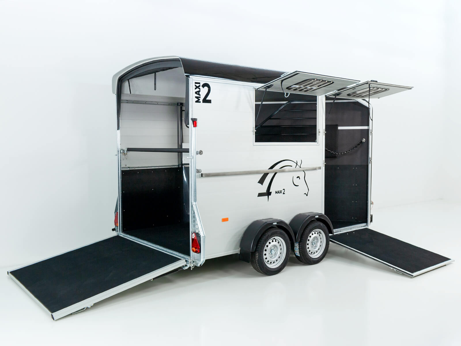 Cheval Liberte Pferdeanhänger MAXI 2 | schwarz-Neu – Bild 3