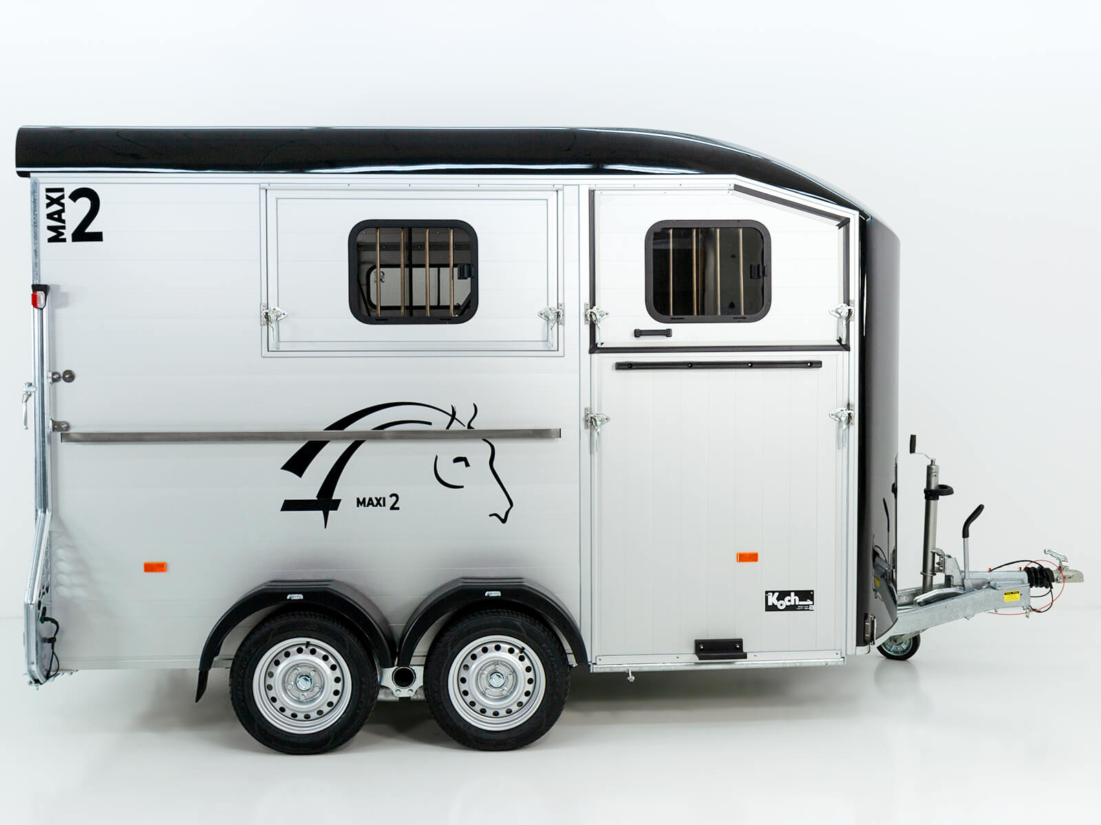 Cheval Liberte Pferdeanhänger MAXI 2 | schwarz-Neu – Bild 5
