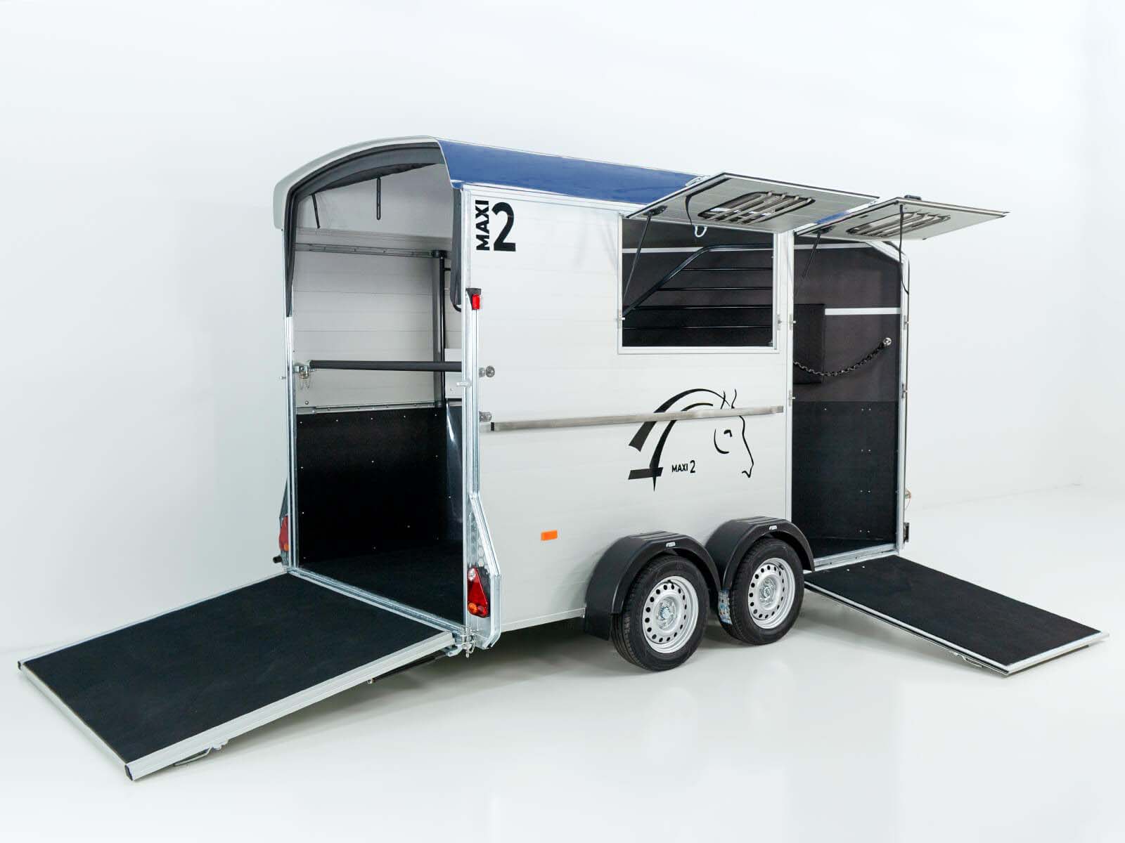 Cheval Liberte Pferdeanhänger MAXI 2 | blau-Neu – Bild 3