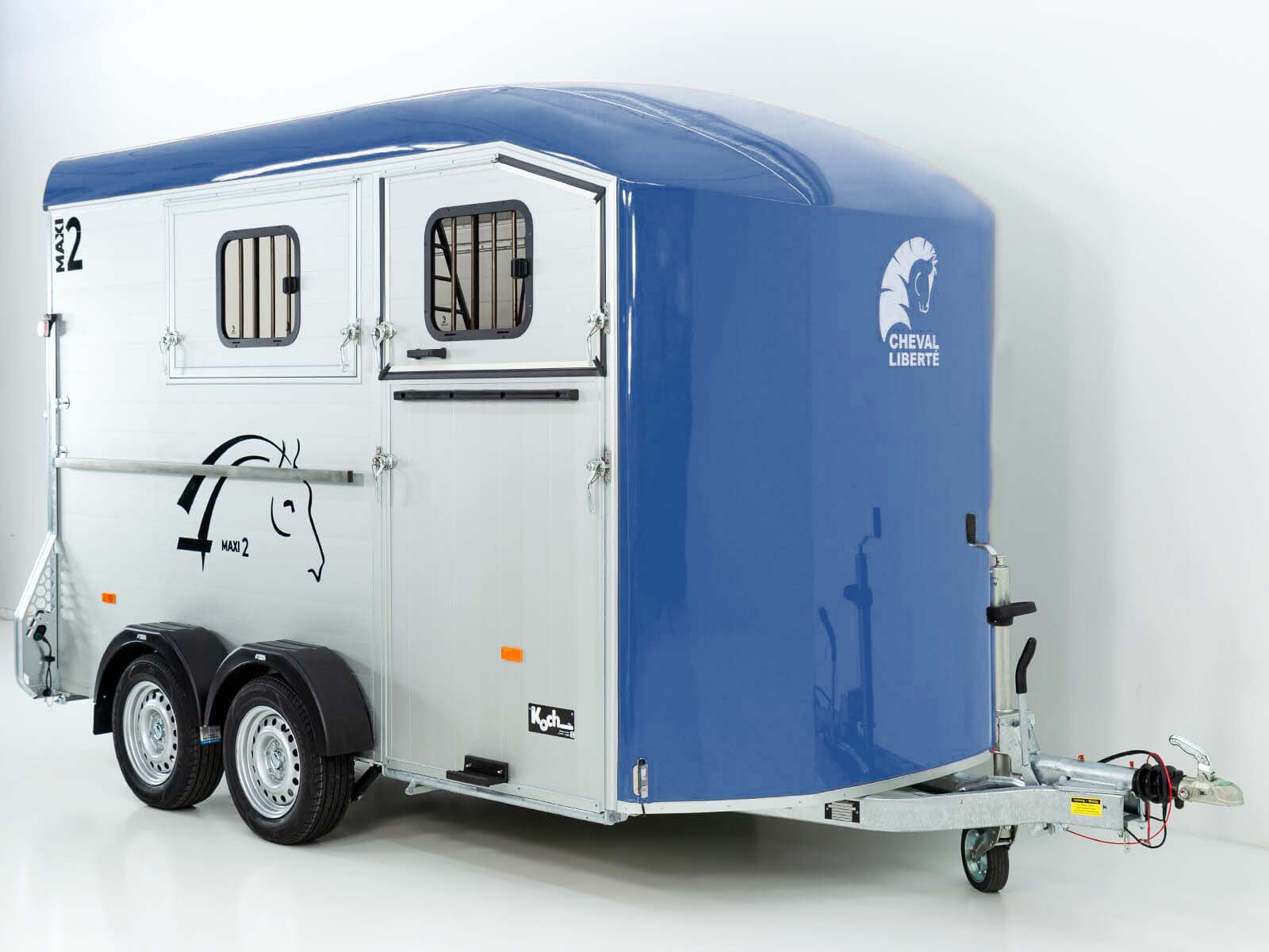 Cheval Liberte Pferdeanhänger MAXI 2 | blau-Neu – Bild 4