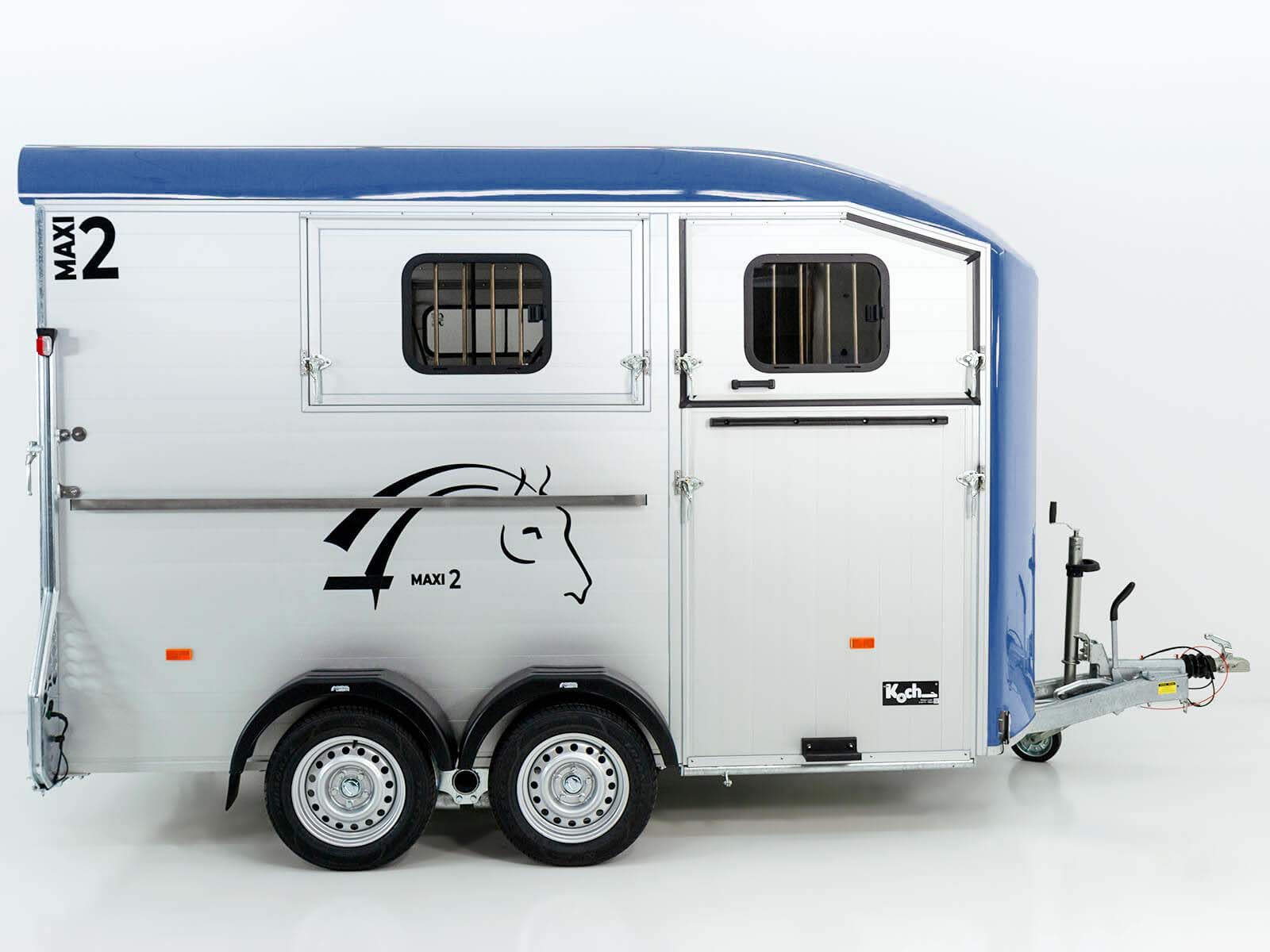 Cheval Liberte Pferdeanhänger MAXI 2 | blau-Neu – Bild 5
