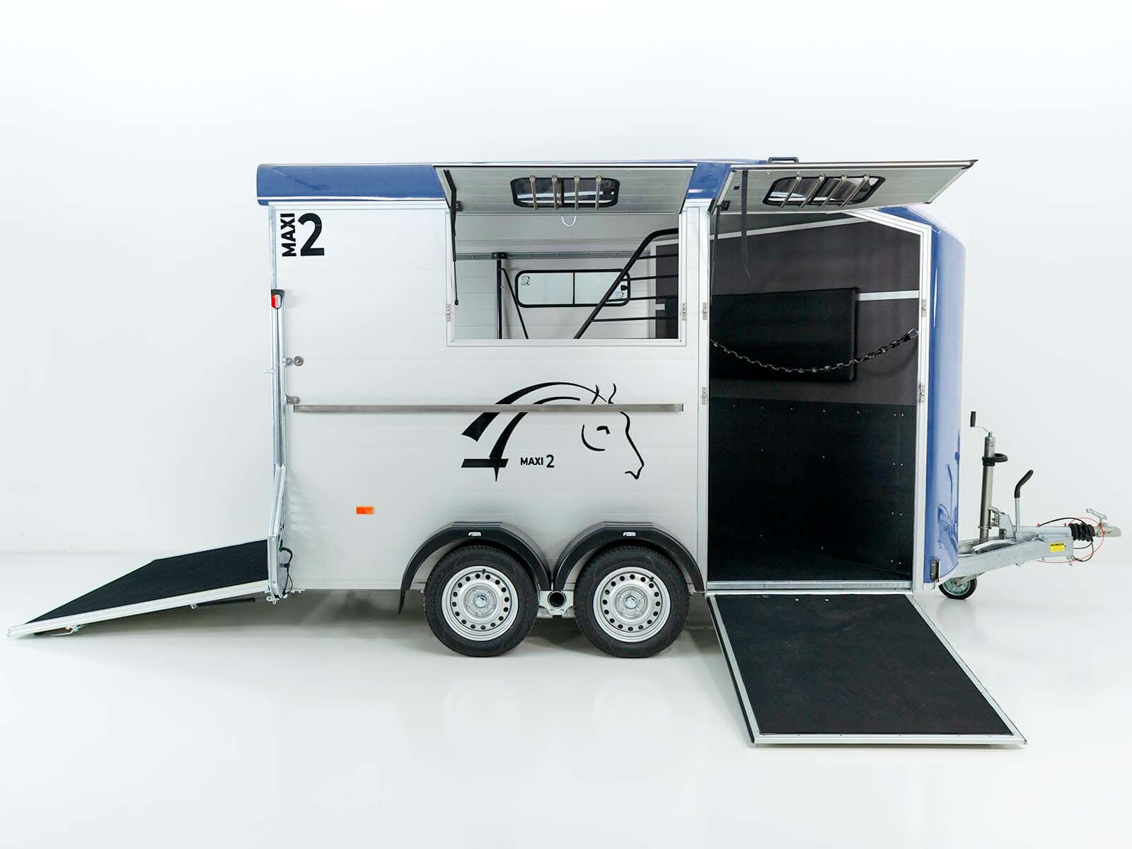 Cheval Liberte Pferdeanhänger MAXI 2 | blau-Neu – Bild 2
