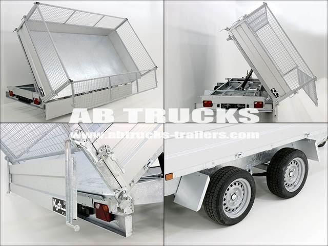 Variant Dreiseitenkipper VDK 168×320 3,5t | Blattfedern | E-Pumpe | Rampenschacht | Gitter-Neu – Bild 3