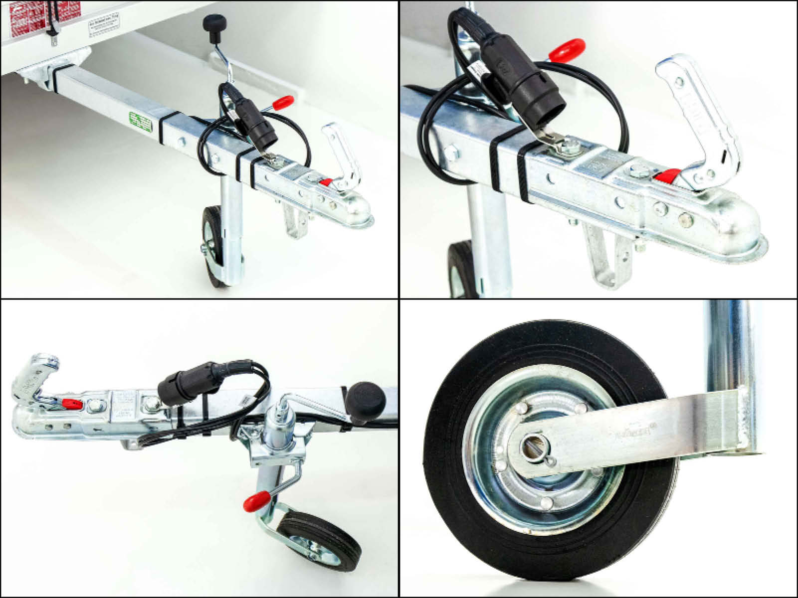 Anhänger mit Plane 125x250cm 750kg | Typ U4 | Hochplane 140 cm Profi | Orange-Neu – Bild 4