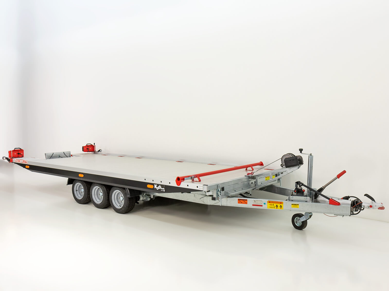 Vezeko Autotrailer Race Master Alu 209x550cm Tridem 3,5t | E-Winde-Neu