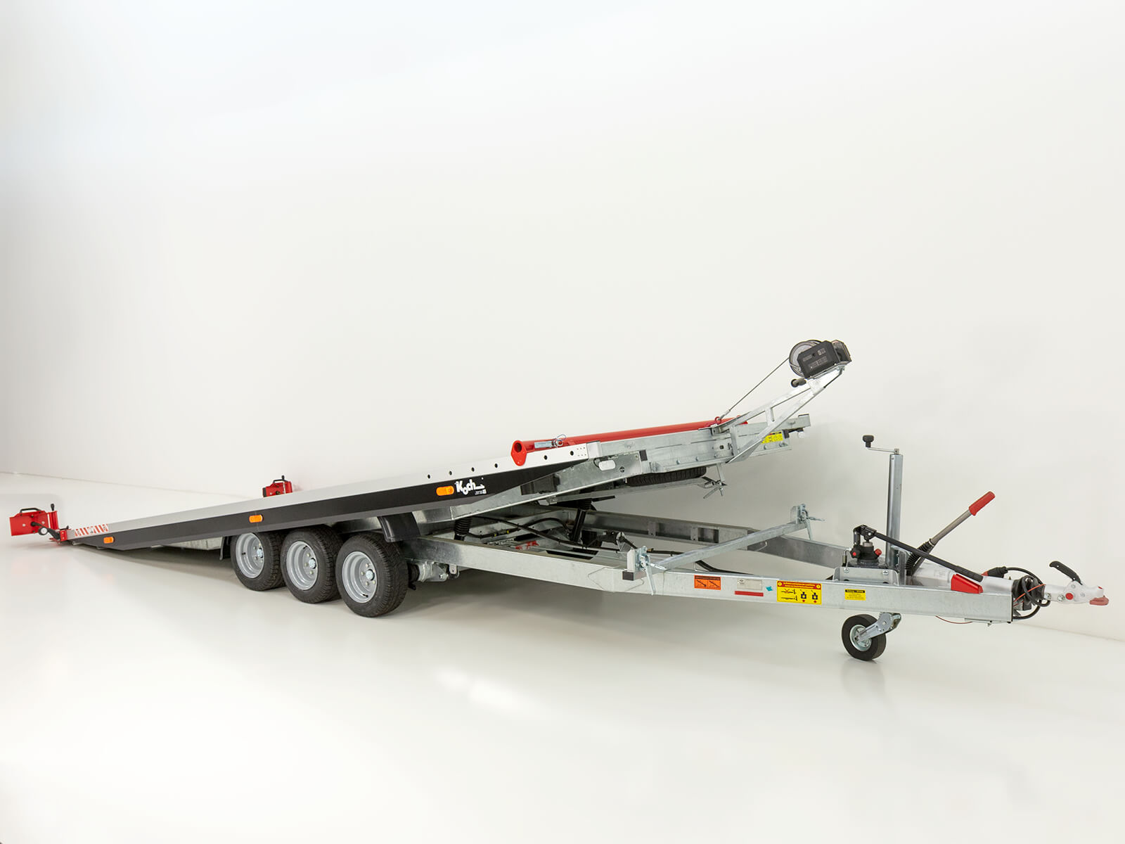 Vezeko Autotrailer Race Master Alu 209x550cm Tridem 3,5t | E-Winde-Neu – Bild 6