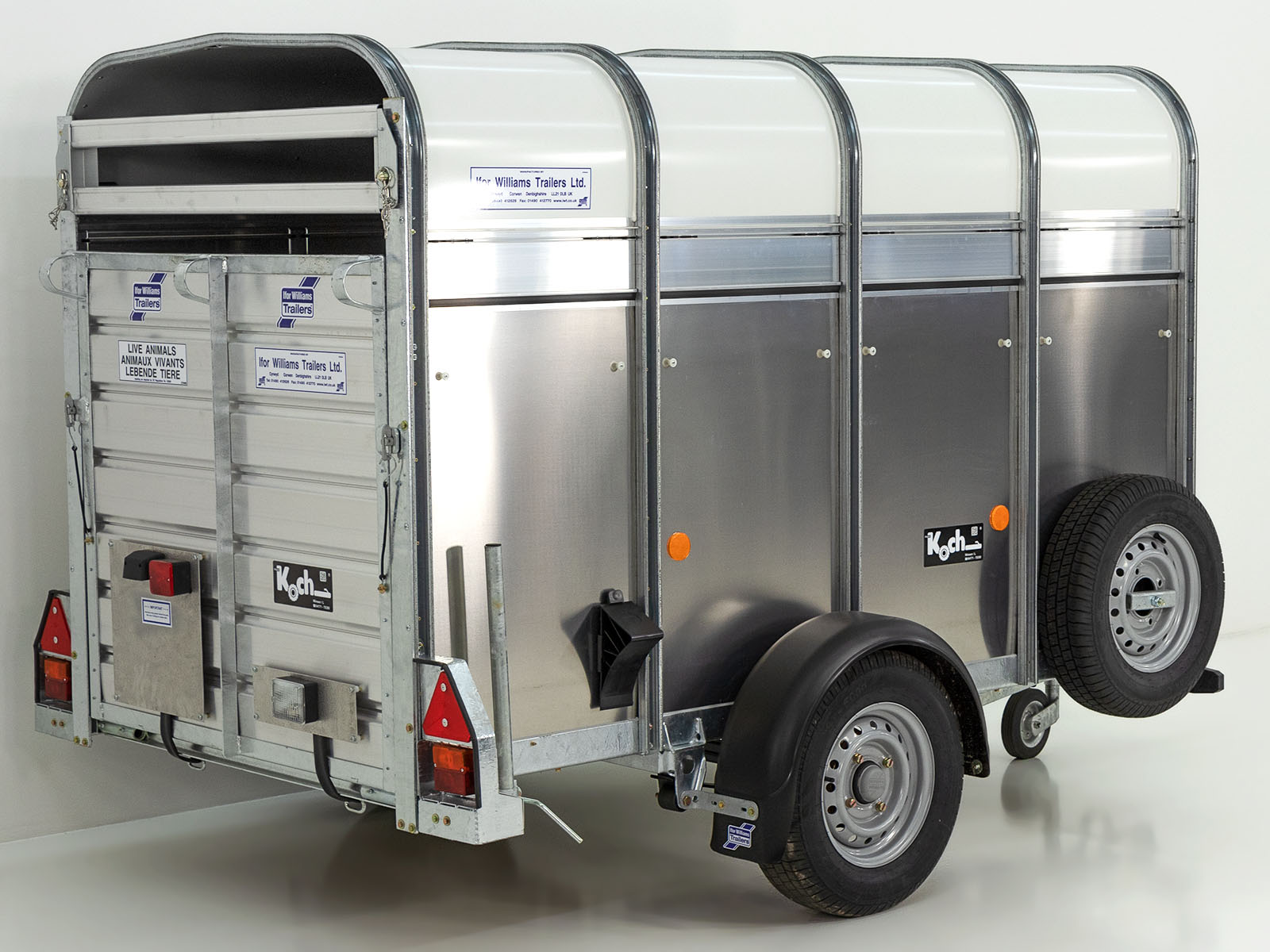 Ifor Williams Schaf- und Kälberanhänger P8G 124×250 cm Höhe: 120 cm | 1,4t-Neu – Bild 6