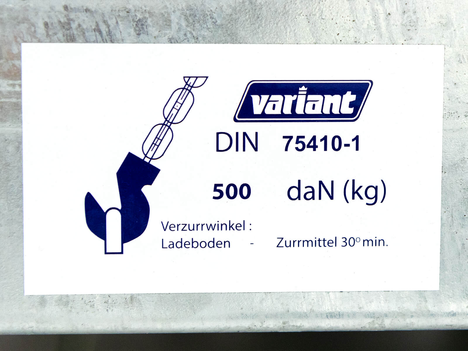 Variant Hochlader Anhänger 3521 X6 | 205×615 cm | 3,5t | Pro-Line Blattfedern-Neu – Bild 3