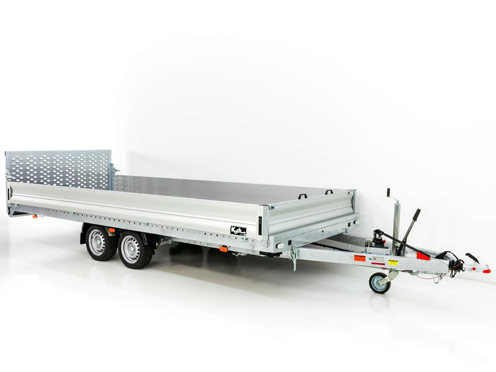 Vezeko Hochlader Anhänger J35.4 | 210×430 cm | 3,5t | Ladefläche kippbar-Neu