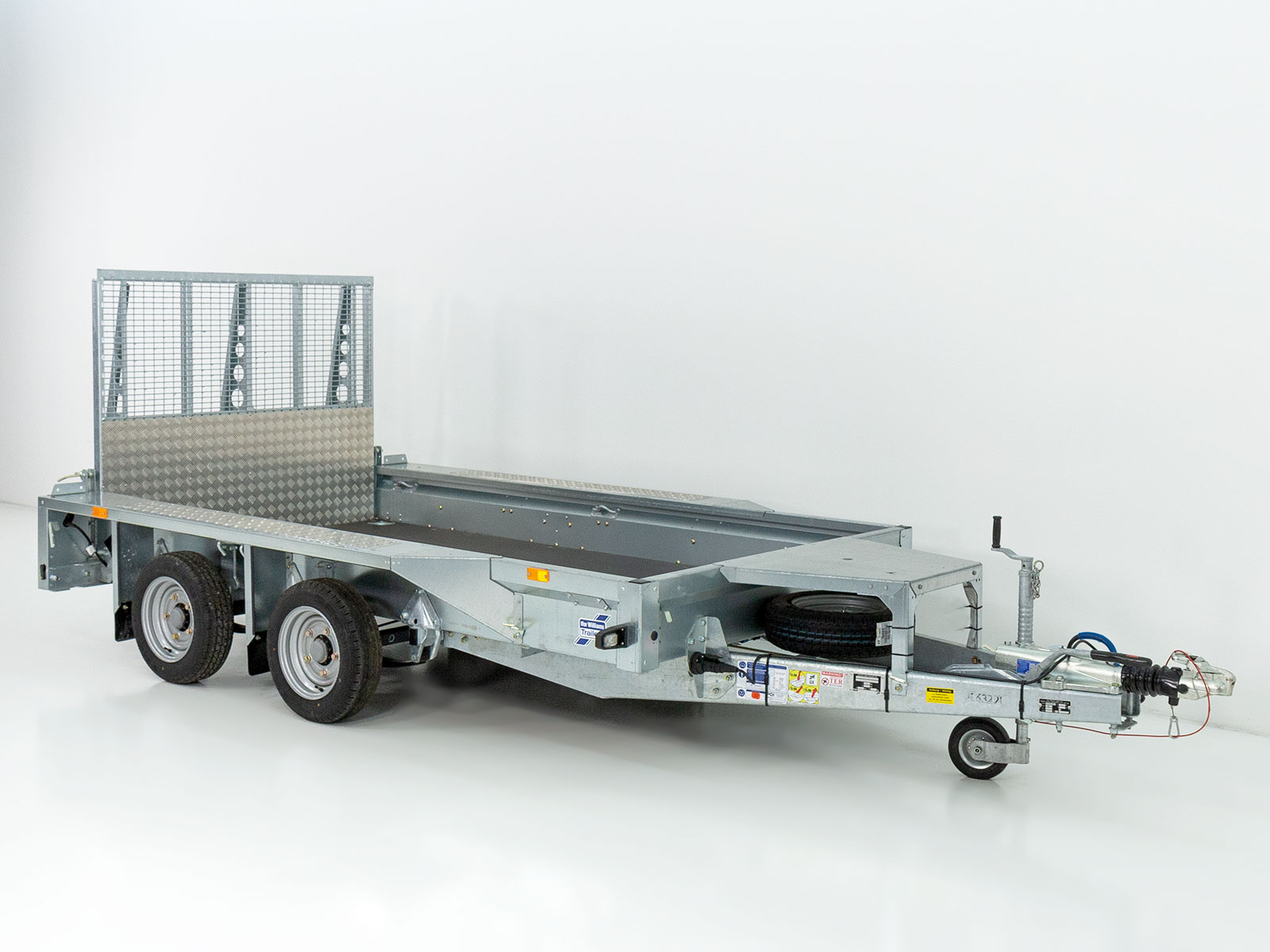 Ifor Williams Baumaschinenanhänger GX105 157×303 2,7t | Auffahrrampe-Neu