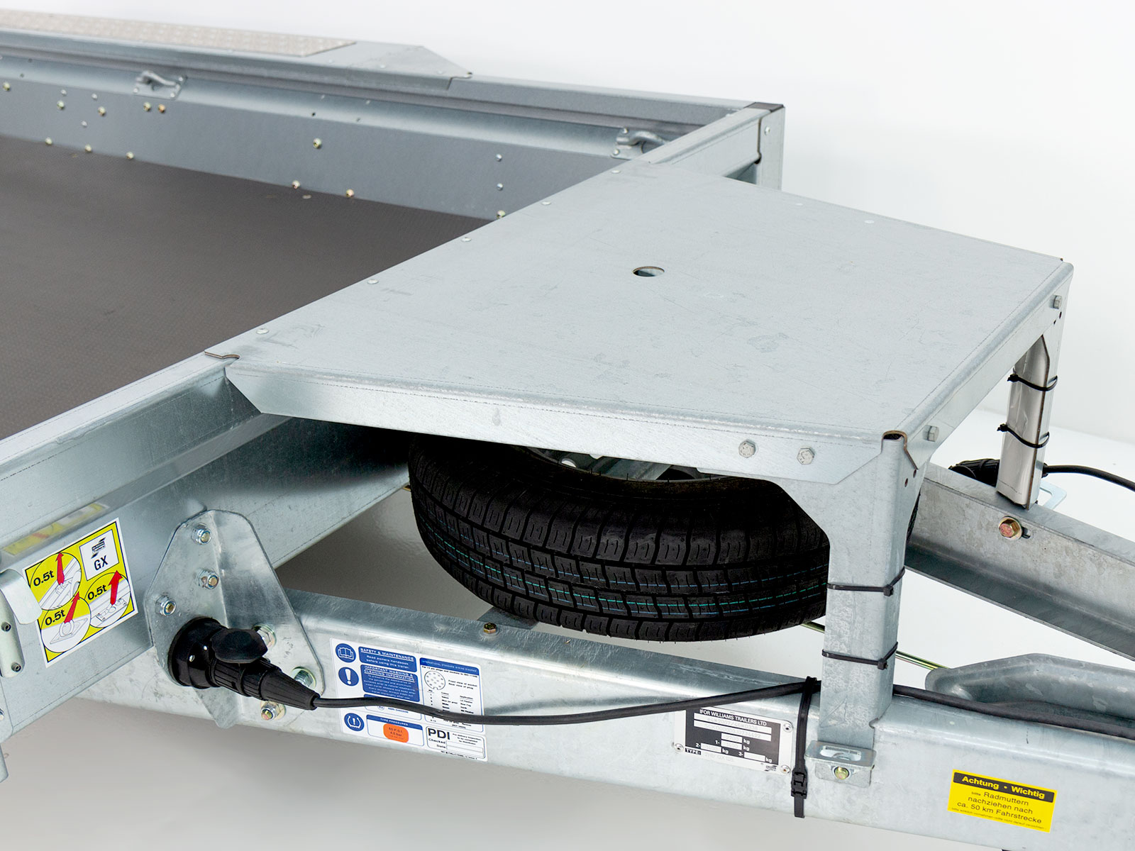 Ifor Williams Baumaschinenanhänger GX105 157×303 2,7t | Einzelrampen-Neu – Bild 2