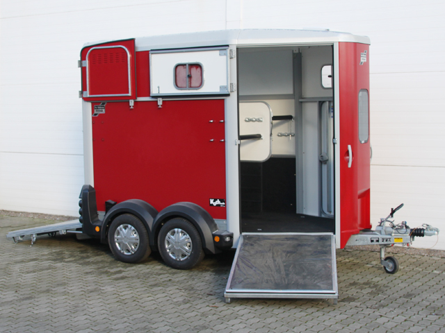 Ifor Williams Pferdeanhänger HB506|Frontausstieg|rot-Neu – Bild 4