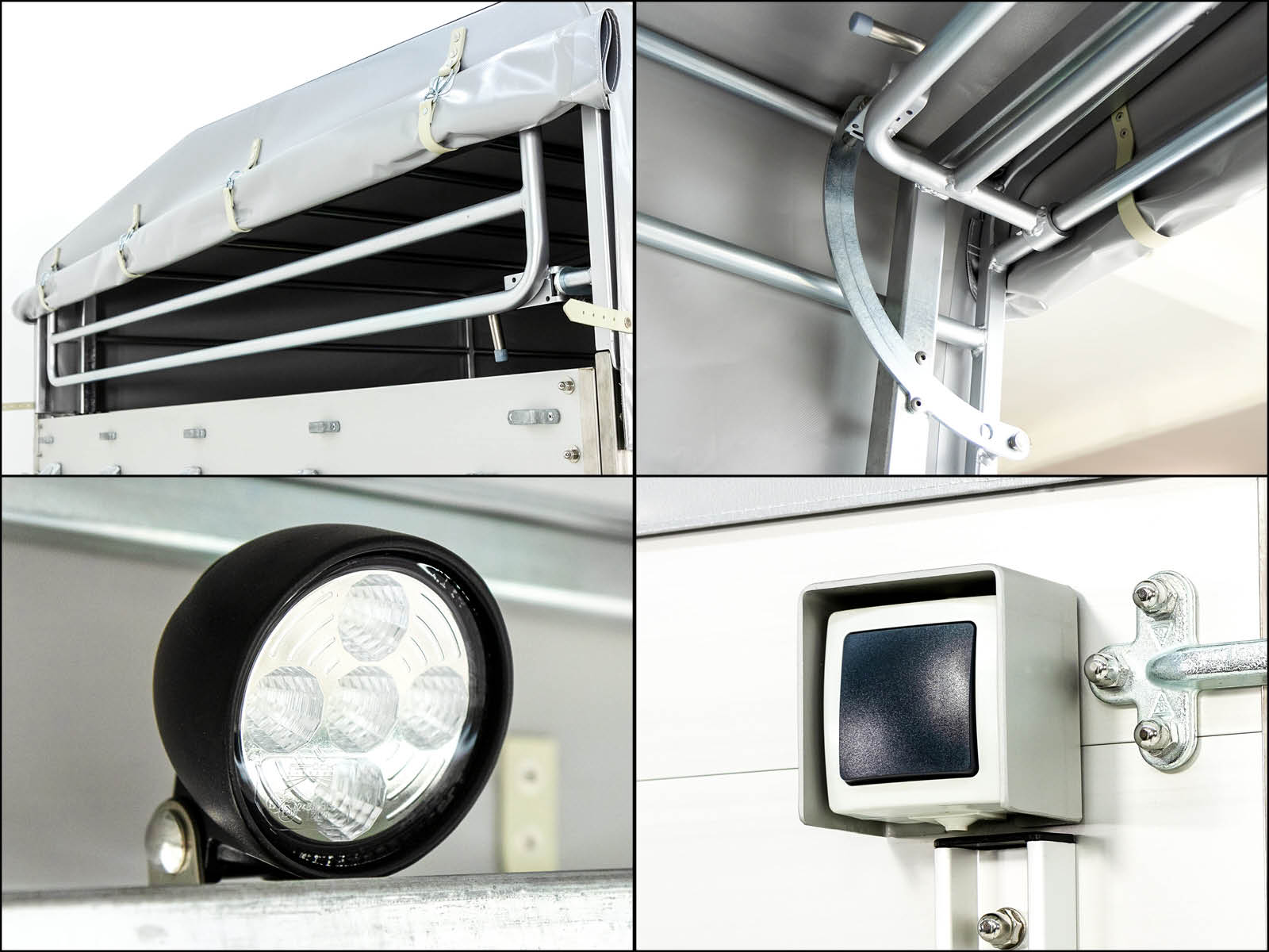 Alf Profi Viehanhänger 185×450 cm Höhe: 185 cm 3,5t-Neu – Bild 5