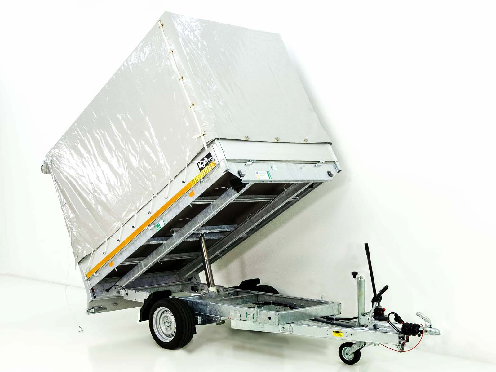 Eduard Heckkipper 150x256cm 1,35t | Hand Pumpe | Hochplane 160cm-Neu