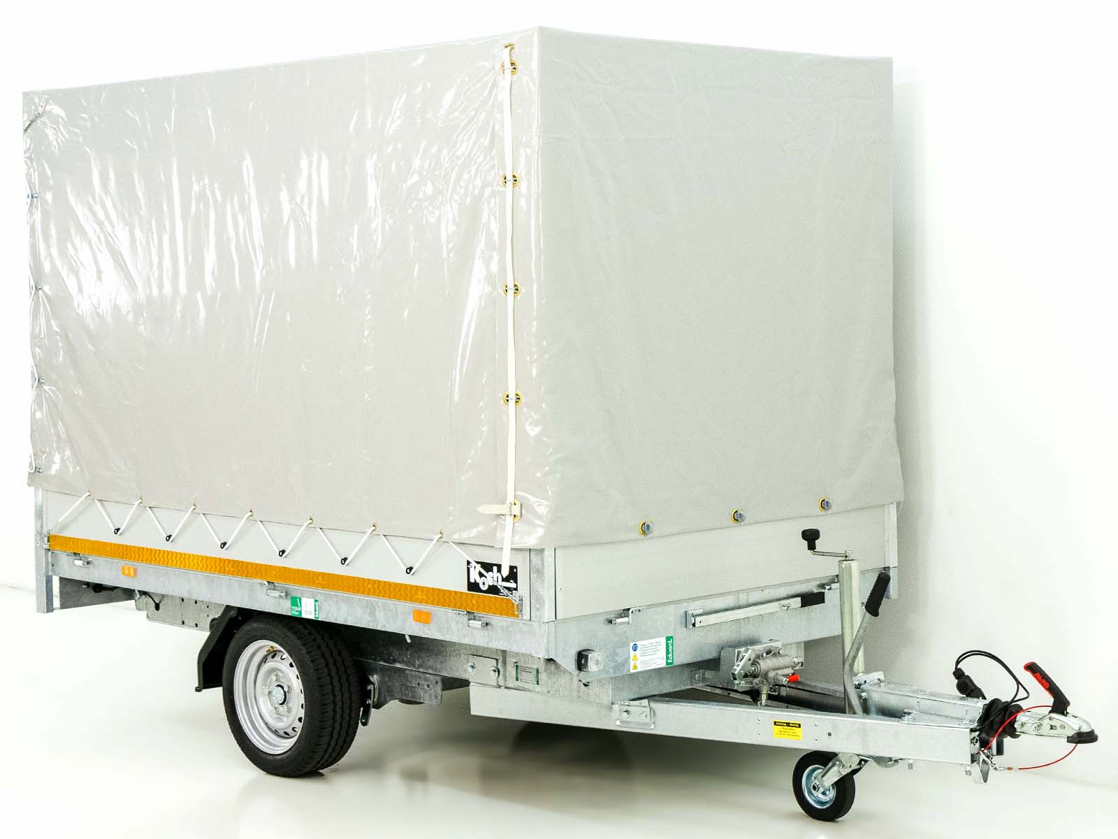 Eduard Heckkipper 150x256cm 1,5t | E+Hand Pumpe | Hochplane 160cm-Neu