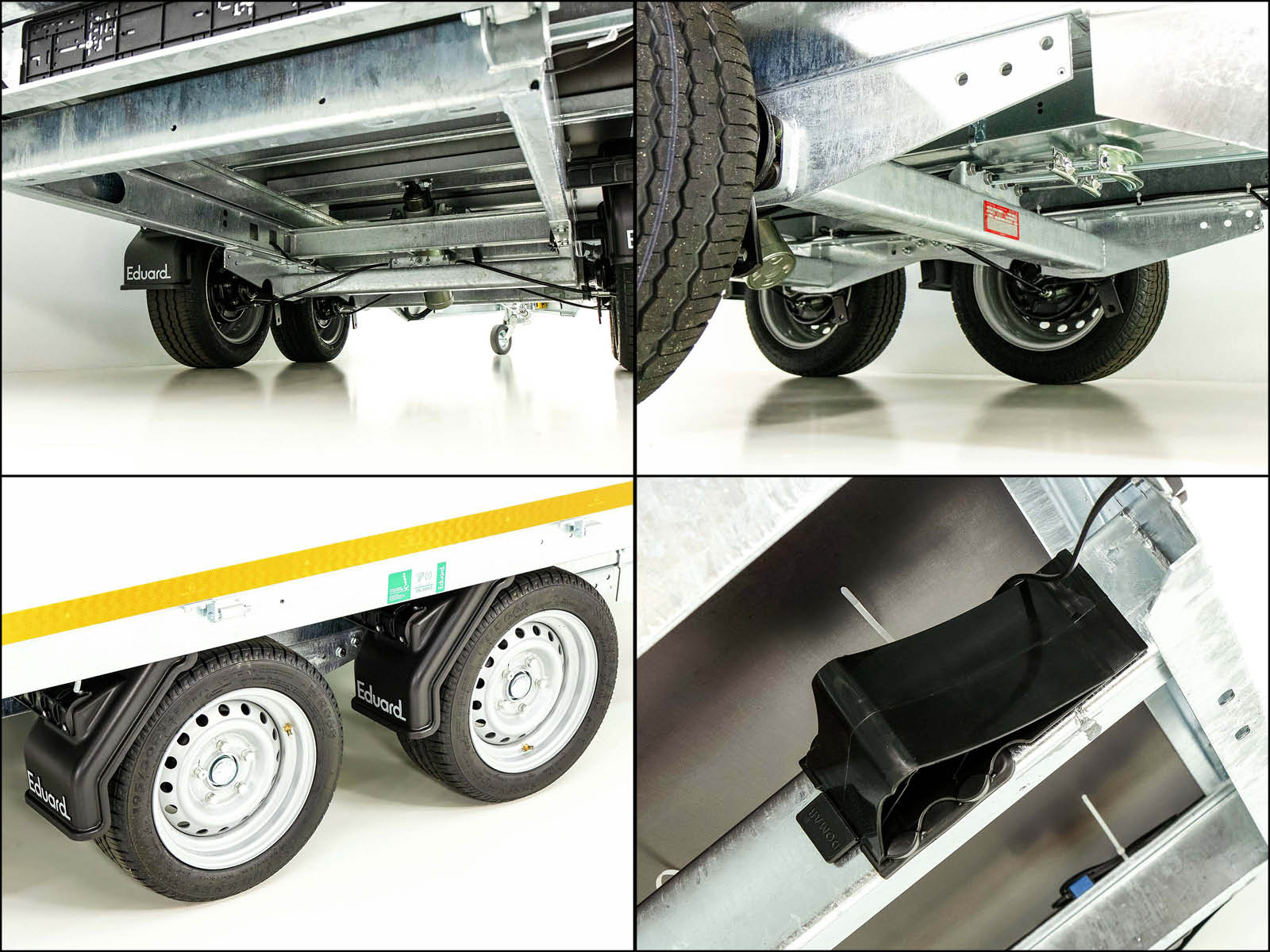 Eduard Heckkipper 160x311cm 2,7t | E+Hand Pumpe | Hochplane 160cm-Neu – Bild 6