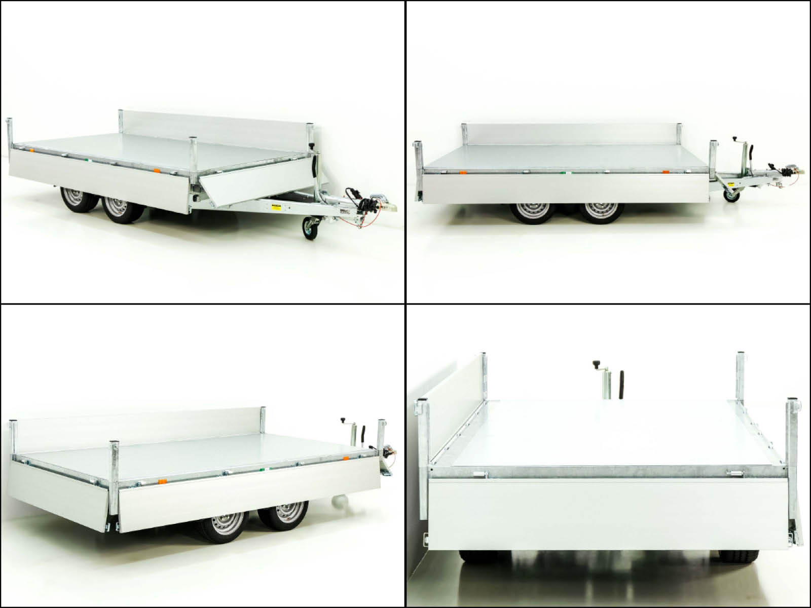 Eduard Heckkipper 160x311cm 2,7t | E+Hand Pumpe | Hochplane 160cm-Neu – Bild 2