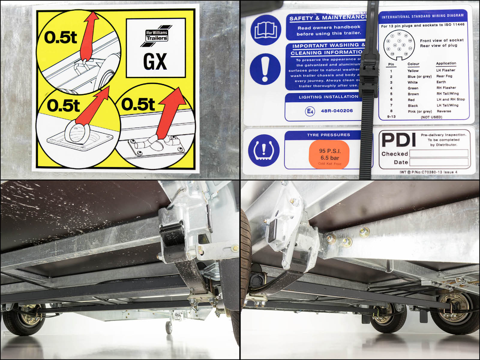 Ifor Williams Baumaschinenanhänger GX105 HD 157×303 3,5t | Einzelrampen-Neu – Bild 5