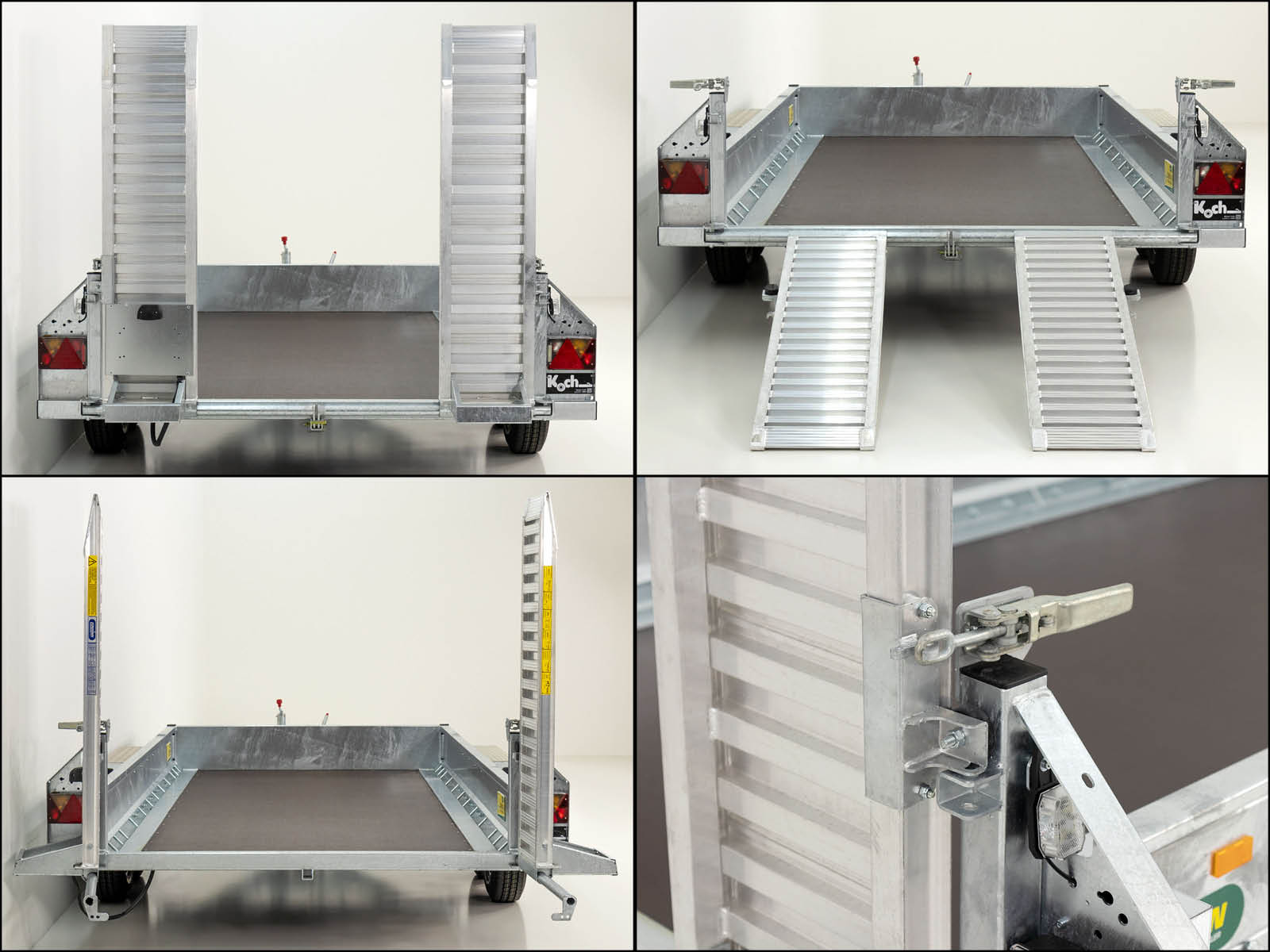 Unsinn Baumaschinenanhänger UBA 166x366cm 3,0t | Schwenk-Rampen-Neu – Bild 3