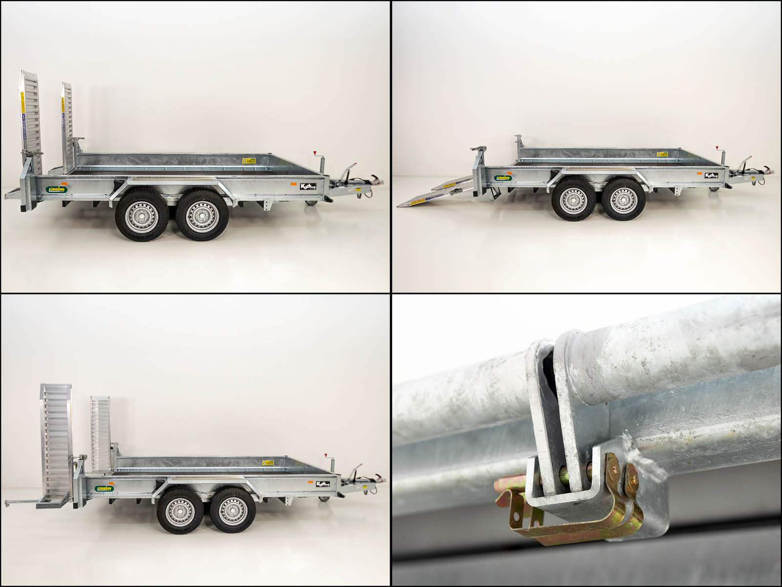Unsinn Baumaschinenanhänger UBA 166x366cm 3,0t | Schwenk-Rampen-Neu – Bild 4