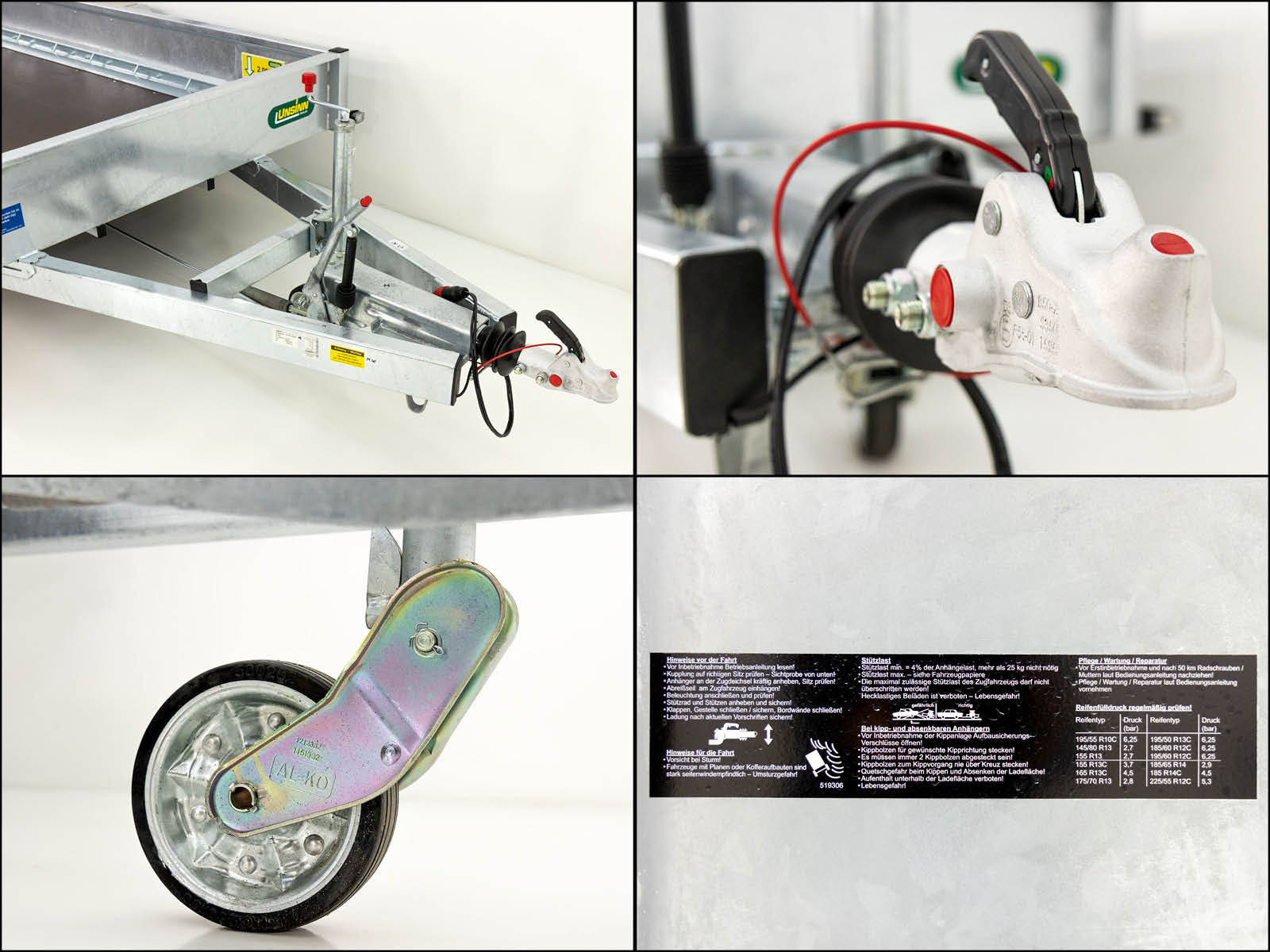 Unsinn Baumaschinenanhänger UBA 166x366cm 3,0t | Schwenk-Rampen-Neu – Bild 5