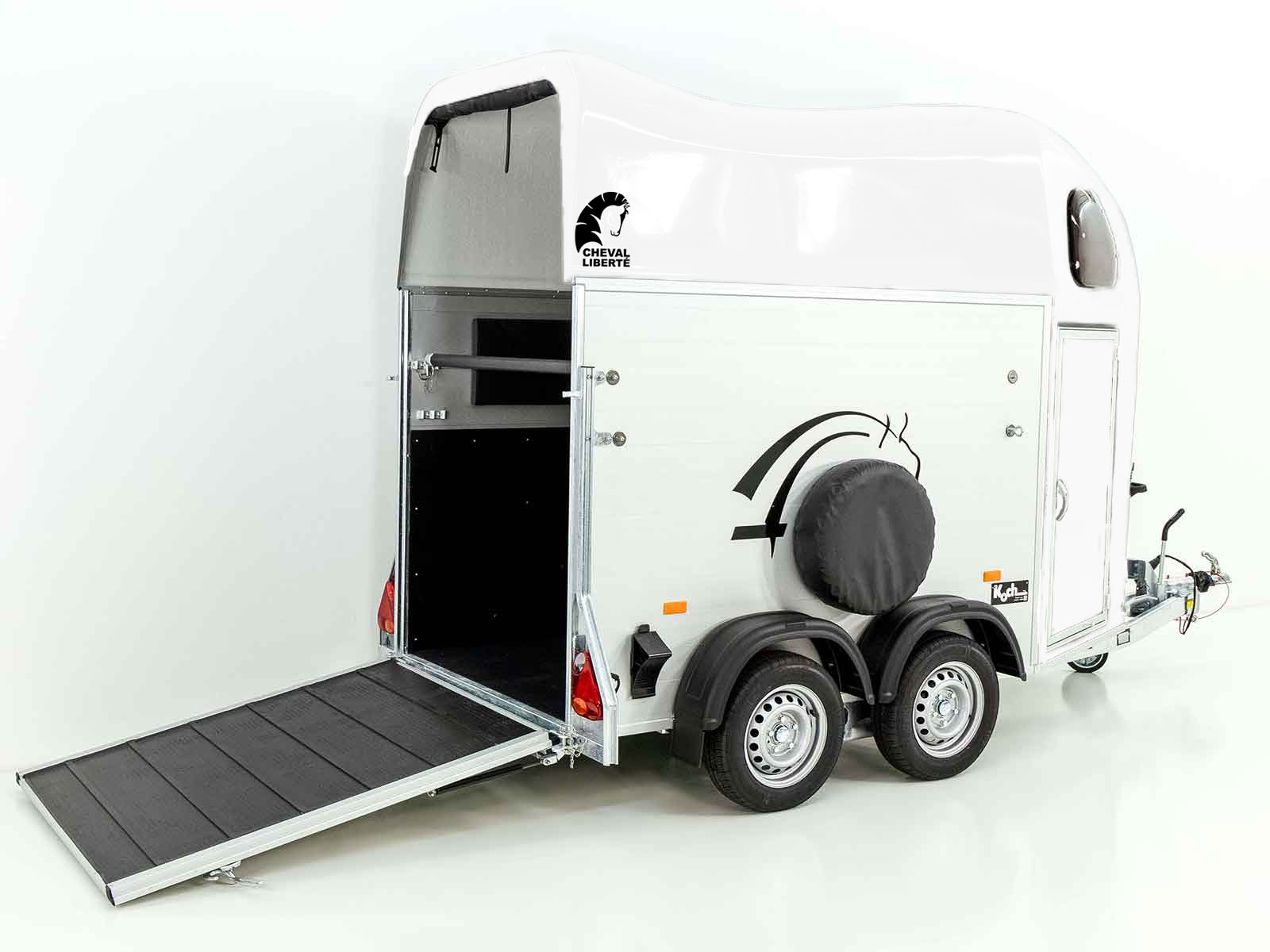 Cheval Liberte Pferdeanhänger GOLD One 1,5er | Pullman-Fahrwerk | weiß-Neu – Bild 4
