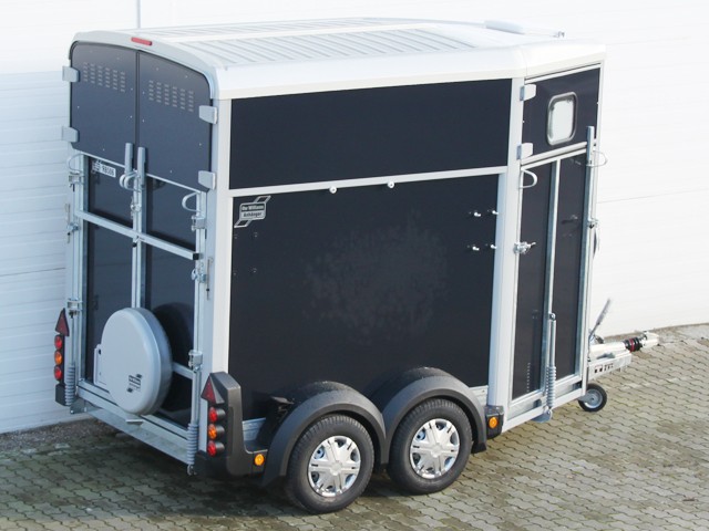 Ifor Williams Pferdeanhänger HB506|Frontausstieg|Klappenkombi|schwarz-Neu – Bild 4