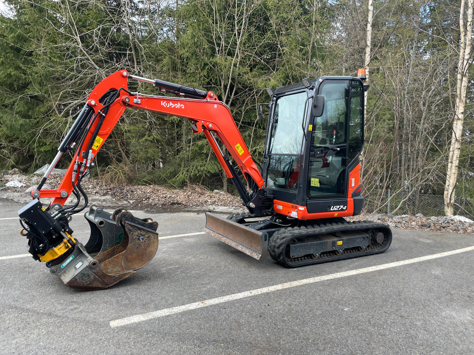 Kubota U27-4 Neuwertiger Minibagger Baujahr 2022 mit 252 Betriebsstunden – Bild 3