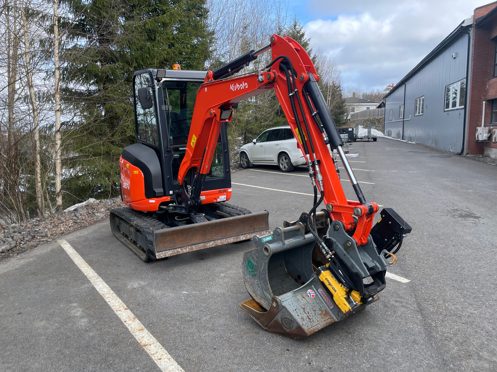 Kubota U27-4 Neuwertiger Minibagger Baujahr 2022 mit 252 Betriebsstunden – Bild 2