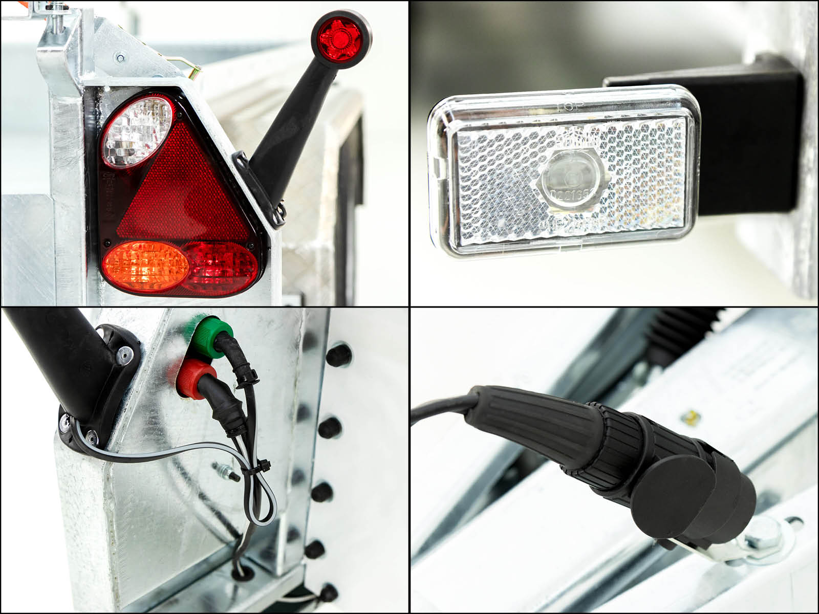 Vezeko Baumaschinenanhänger BA 155x360cm 3,5t | SB | Schwenk-Rampen | grau-Neu – Bild 6