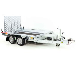 Temared Baumaschinenanhänger Builder 153×260 cm 2,7t | Rampe-Neu