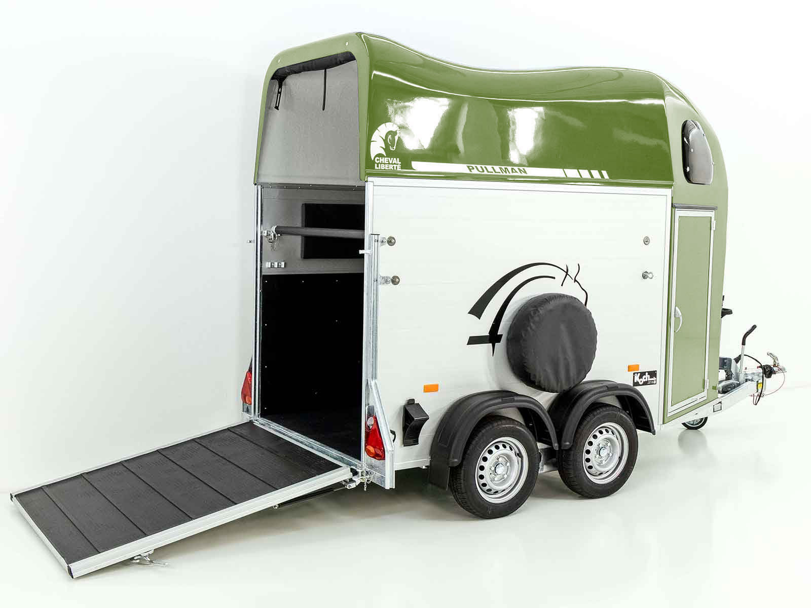 Cheval Liberte Pferdeanhänger GOLD One 1,5er | Pullman-Fahrwerk | olivgrün-Neu – Bild 6