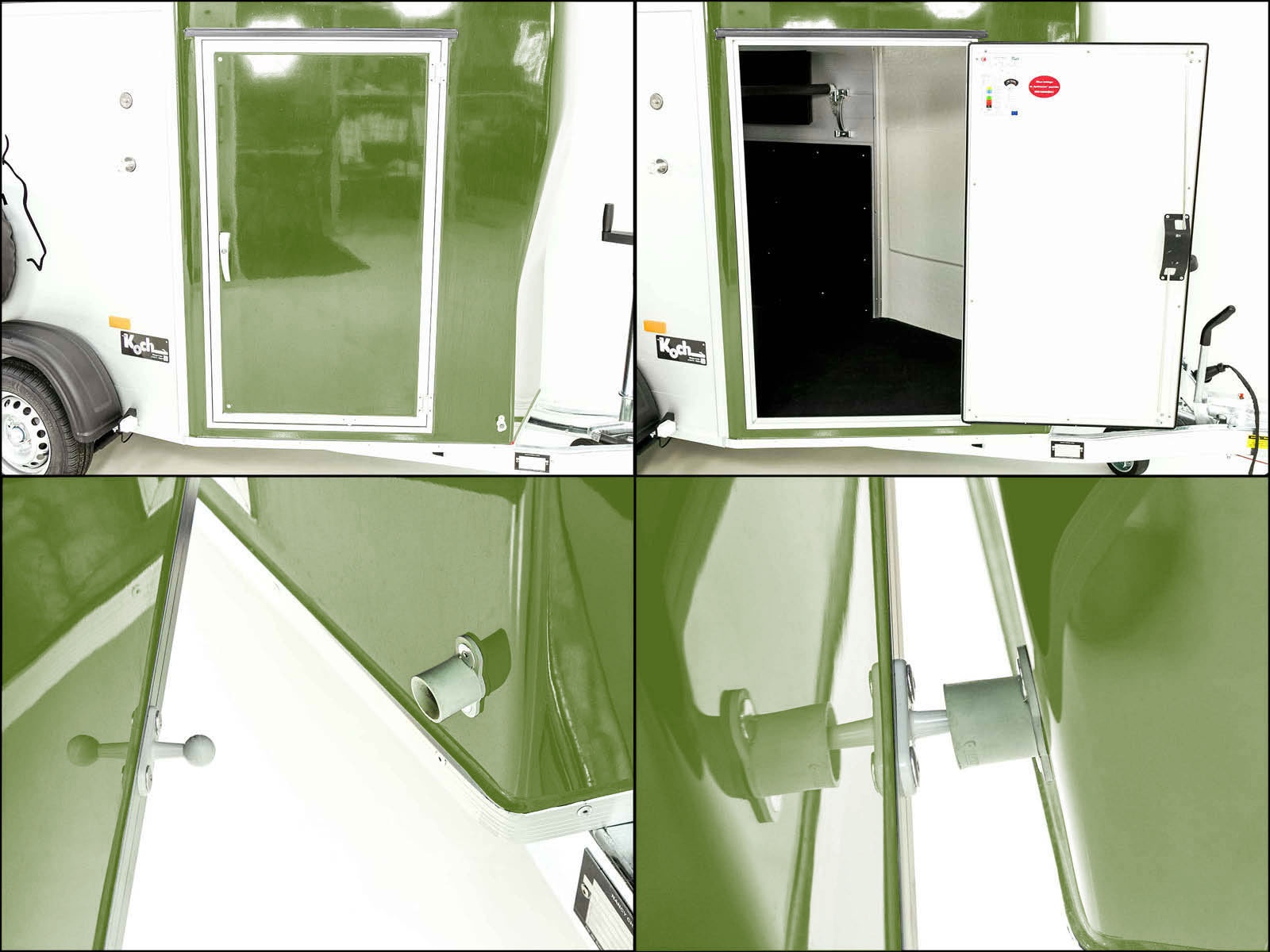 Cheval Liberte Pferdeanhänger GOLD One 1,5er | Pullman-Fahrwerk | olivgrün-Neu – Bild 3