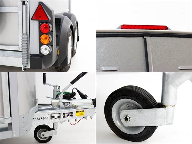 Ifor Williams Pferdeanhänger HB506|Frontausstieg|Klappenkombi|silber-Neu – Bild 5