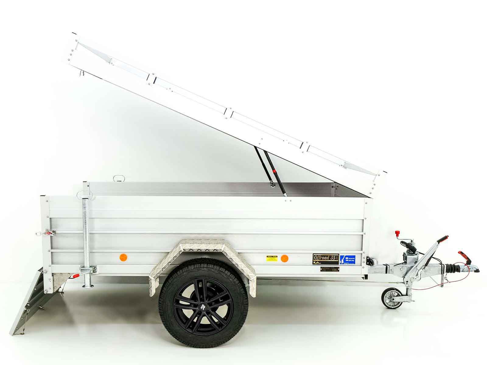 Deckelanhänger „CROSSLINE“ 125x250cm 1300kg | Höhe 65cm Typ 4.13-Neu – Bild 3