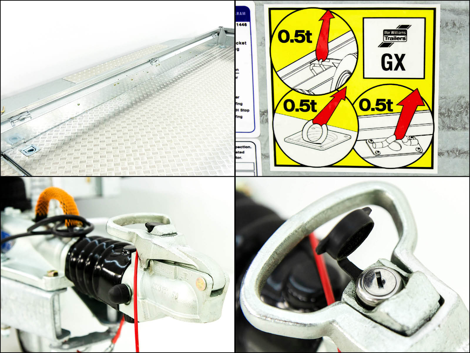 Ifor Williams Baumaschinenanhänger GX105 HD 157×303 3,5t | Einzelrampen | Aluboden-Neu – Bild 4