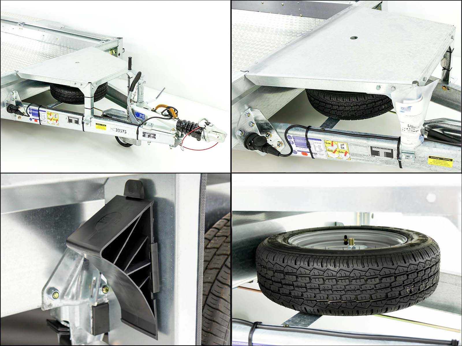 Ifor Williams Baumaschinenanhänger GX105 HD 157×303 3,5t | Einzelrampen | Aluboden-Neu – Bild 2