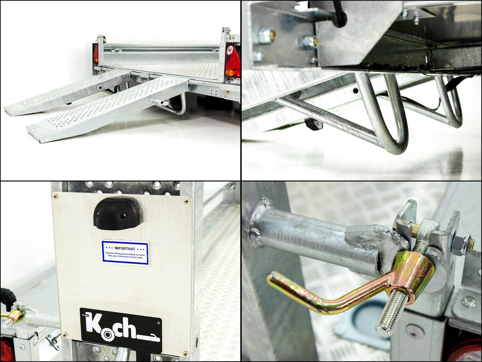 Ifor Williams Baumaschinenanhänger GX105 HD 157×303 3,5t | Einzelrampen | Aluboden-Neu – Bild 3