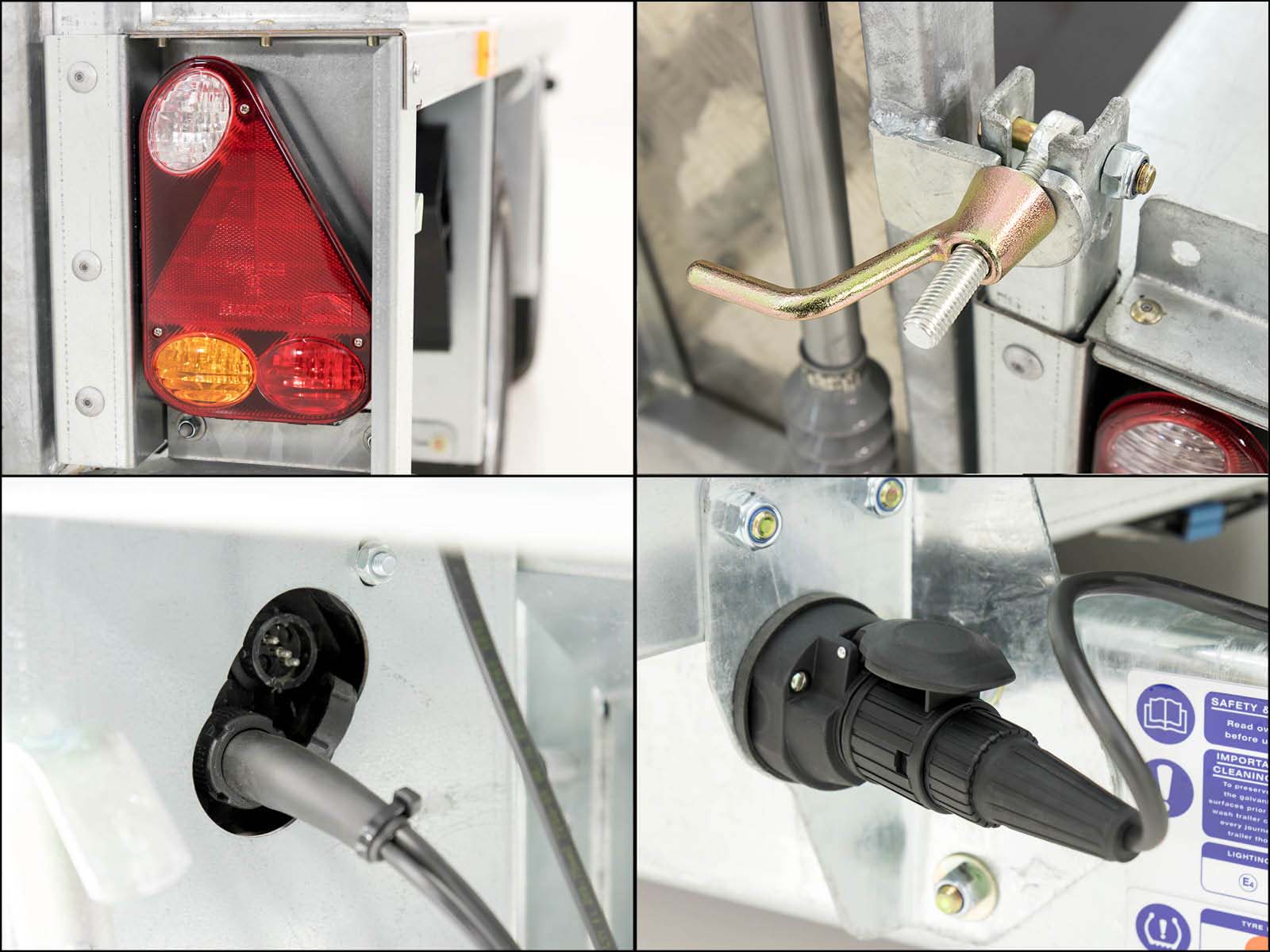 Ifor Williams Baumaschinenanhänger GX105 157×303 2,7t | Auffahrrampe | Gitter-Neu – Bild 2