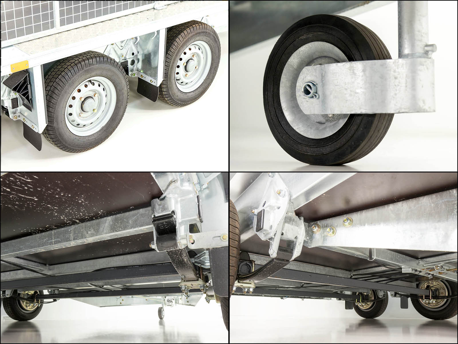 Ifor Williams Baumaschinenanhänger GX105 157×303 2,7t | Auffahrrampe | Gitter-Neu – Bild 3