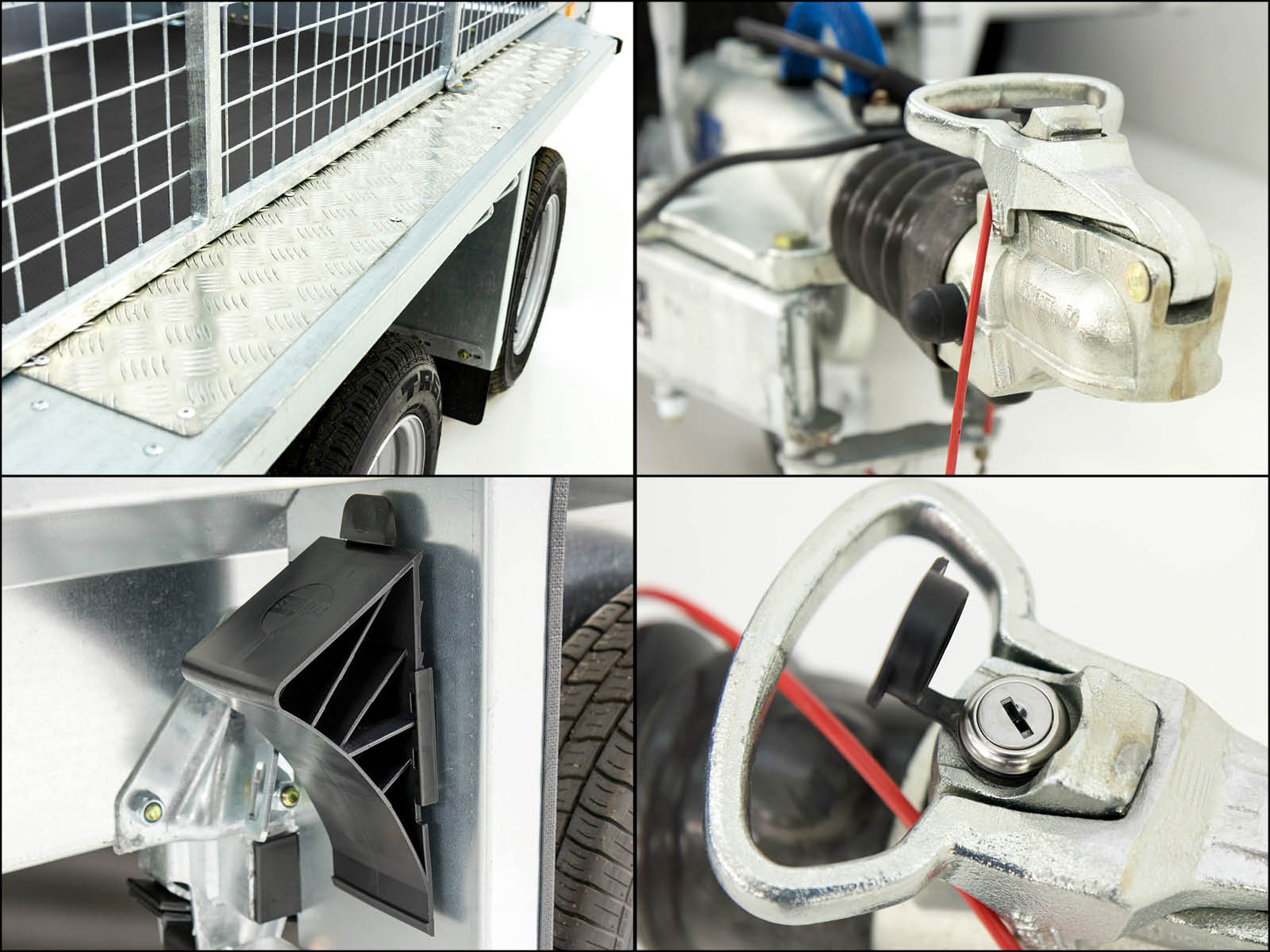 Ifor Williams Baumaschinenanhänger GX105 157×303 2,7t | Auffahrrampe | Gitter-Neu – Bild 4