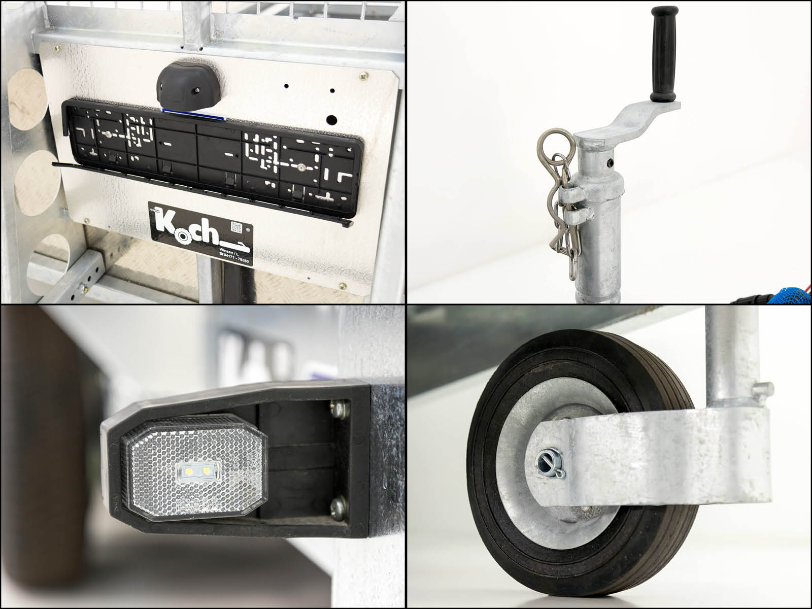 Ifor Williams Baumaschinenanhänger GX105 157×303 2,7t | Auffahrrampe | Gitter-Neu – Bild 5