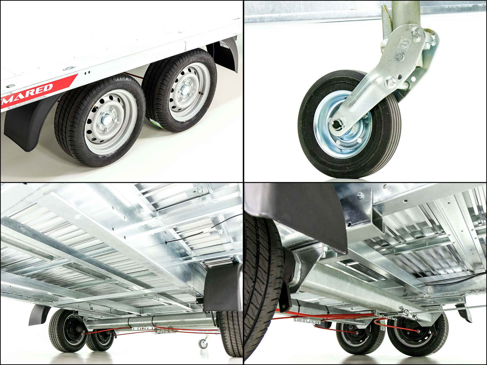 Temared Autotrailer CARLU 4521-S Aluboden 215x449cm 3,5t-Neu – Bild 2