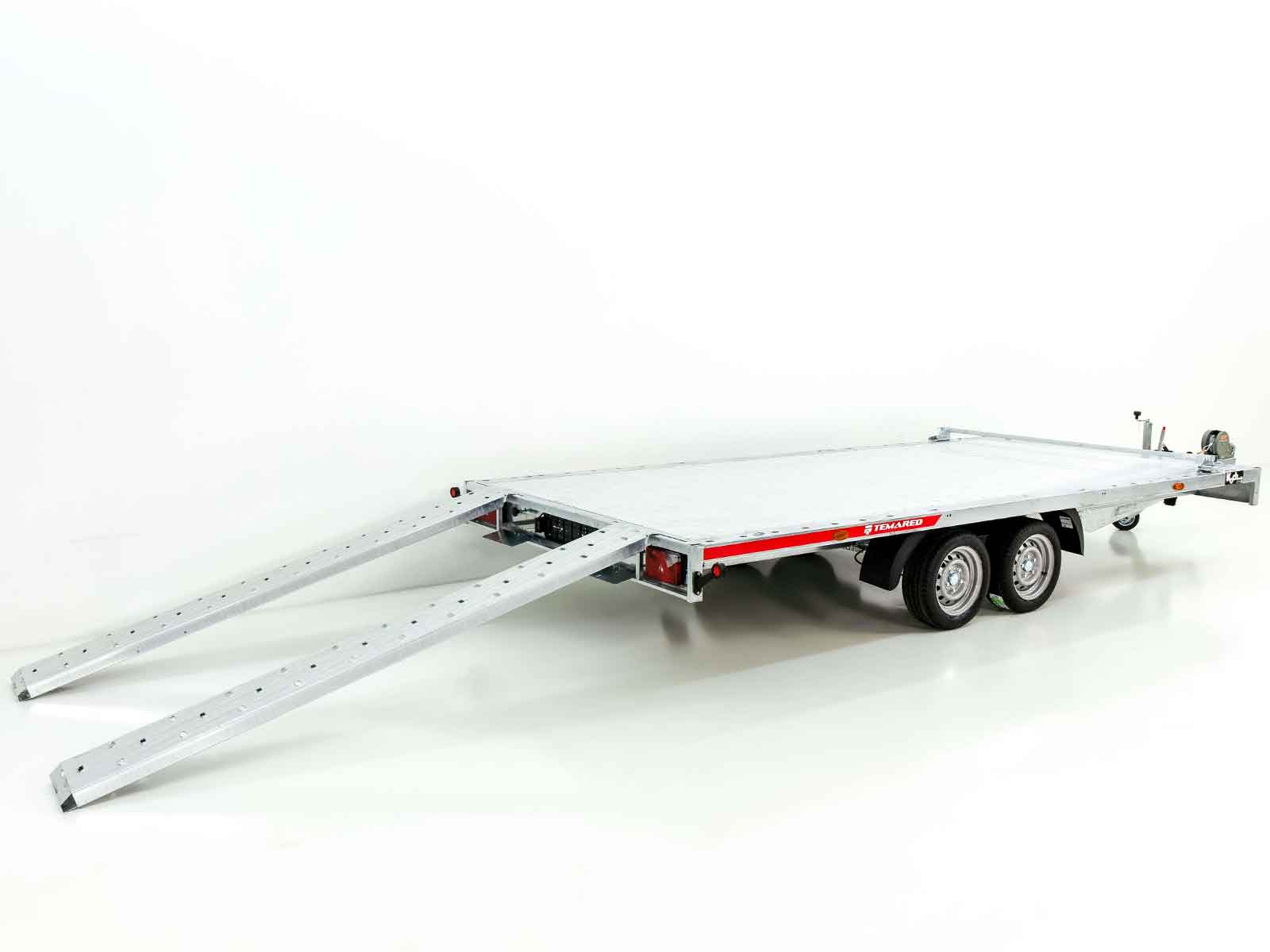 Temared Autotrailer CARLU 4521-S Aluboden 215x449cm 3,5t-Neu – Bild 4