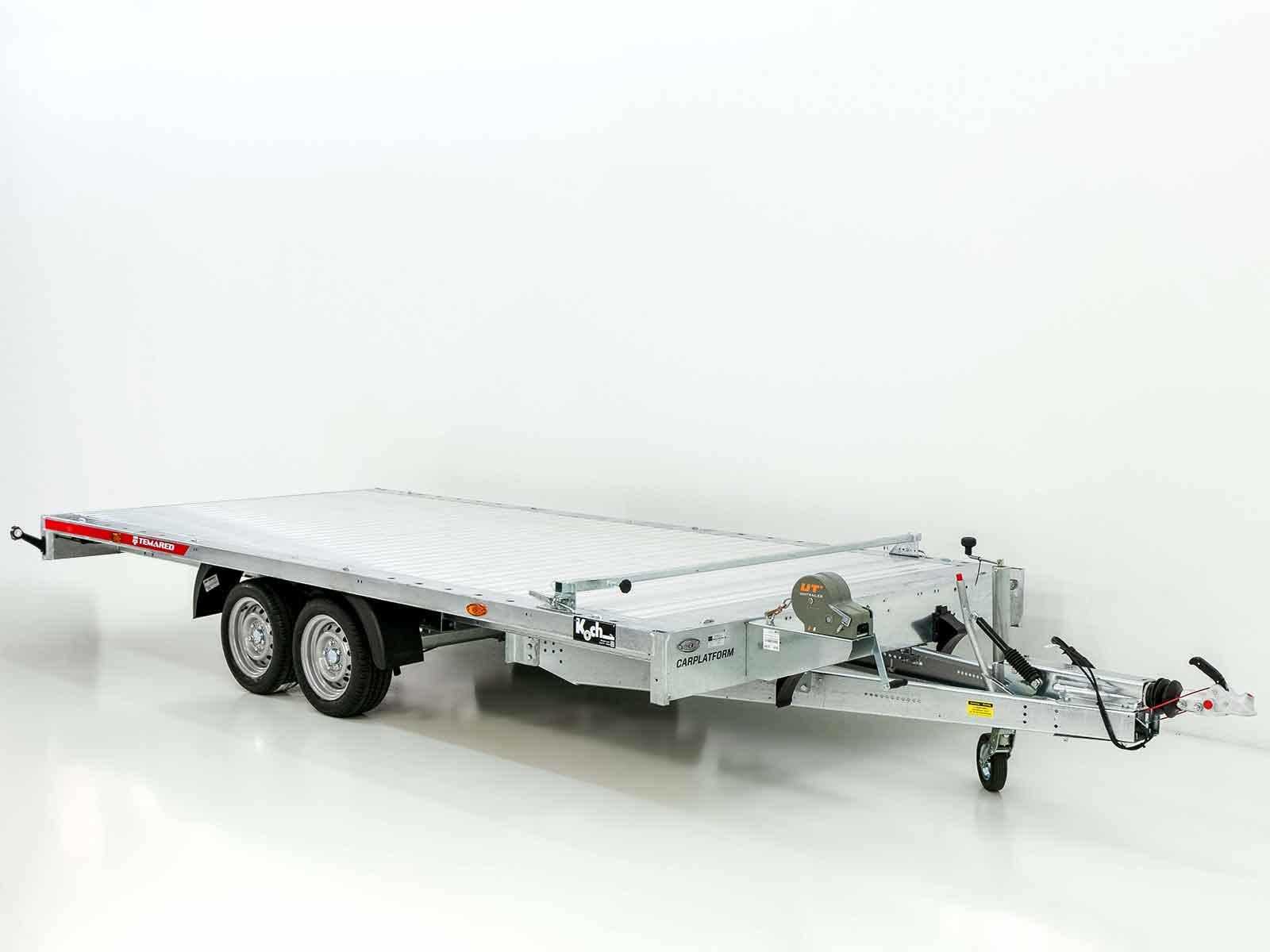 Temared Autotrailer CARLU 4521-S Aluboden 215x449cm 3,5t-Neu – Bild 5