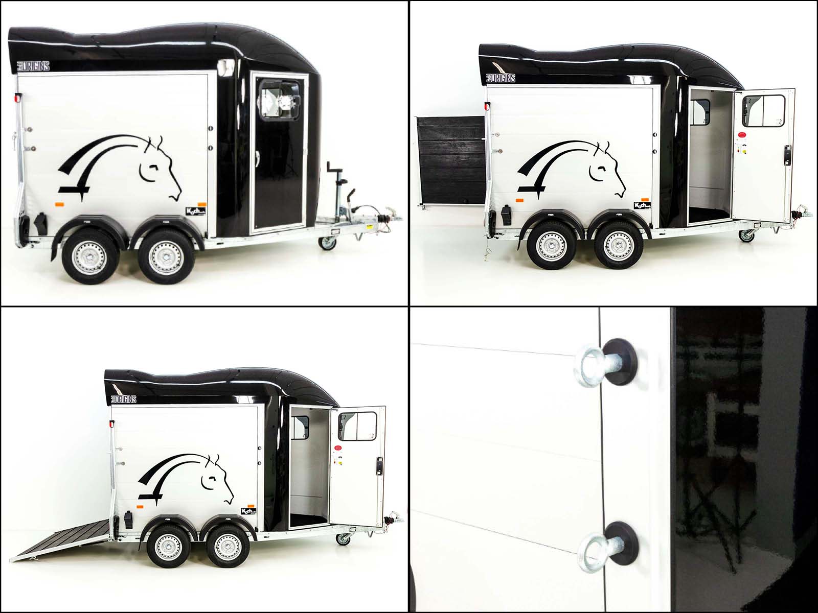 Cheval Liberte Pferdeanhänger GOLD Origins | schwarz-Neu – Bild 4