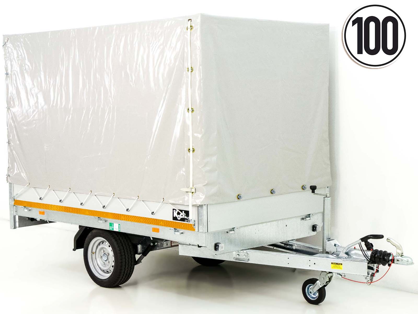 Eduard Hochlader Anhänger 2615 GE | 150×256 cm | 1,35t | Hochplane 160cm-Neu